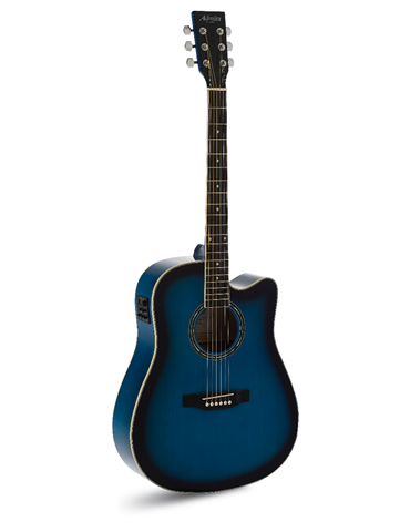 GUITARRA ACÚSTICA ADMIRA TENNESSEE AZUL BRILLO