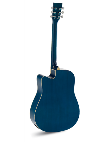 GUITARRA ACÚSTICA ADMIRA TENNESSEE AZUL SATINADA 2
