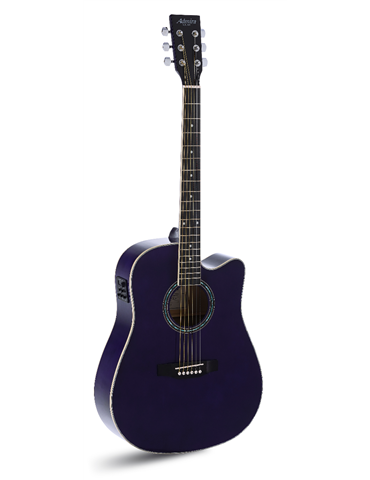 GUITARRA ACÚSTICA ADMIRA TENNESSEE MORADA BRILLO