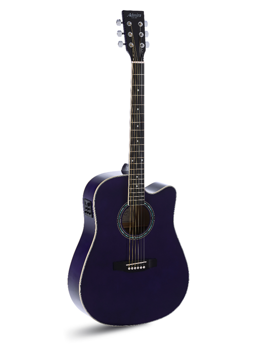 GUITARRA ACÚSTICA ADMIRA TENNESSEE MORADA BRILLO