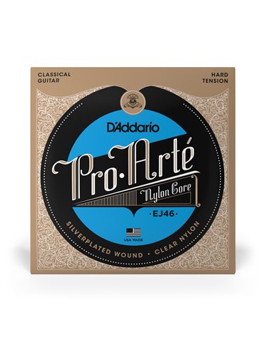 D'Addario EJ46 Pro-Arte, cuerdas de nailon para guitarra clásica, tensión dura 2