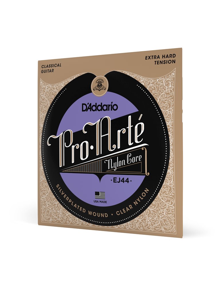 D'Addario EJ44 Pro-Arte, cuerdas de nailon para guitarra clásica, tensión extra dura