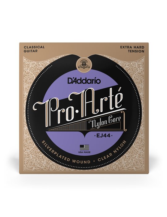 D'Addario EJ44 Pro-Arte, cuerdas de nailon para guitarra clásica, tensión extra dura