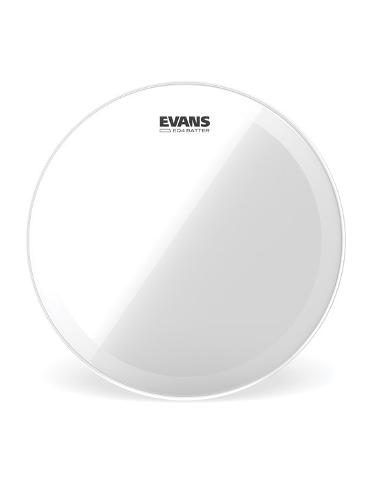 Parche hidráulico transparente para bombo de 24 pulgadas (610 mm) EQ4 de EVANS.