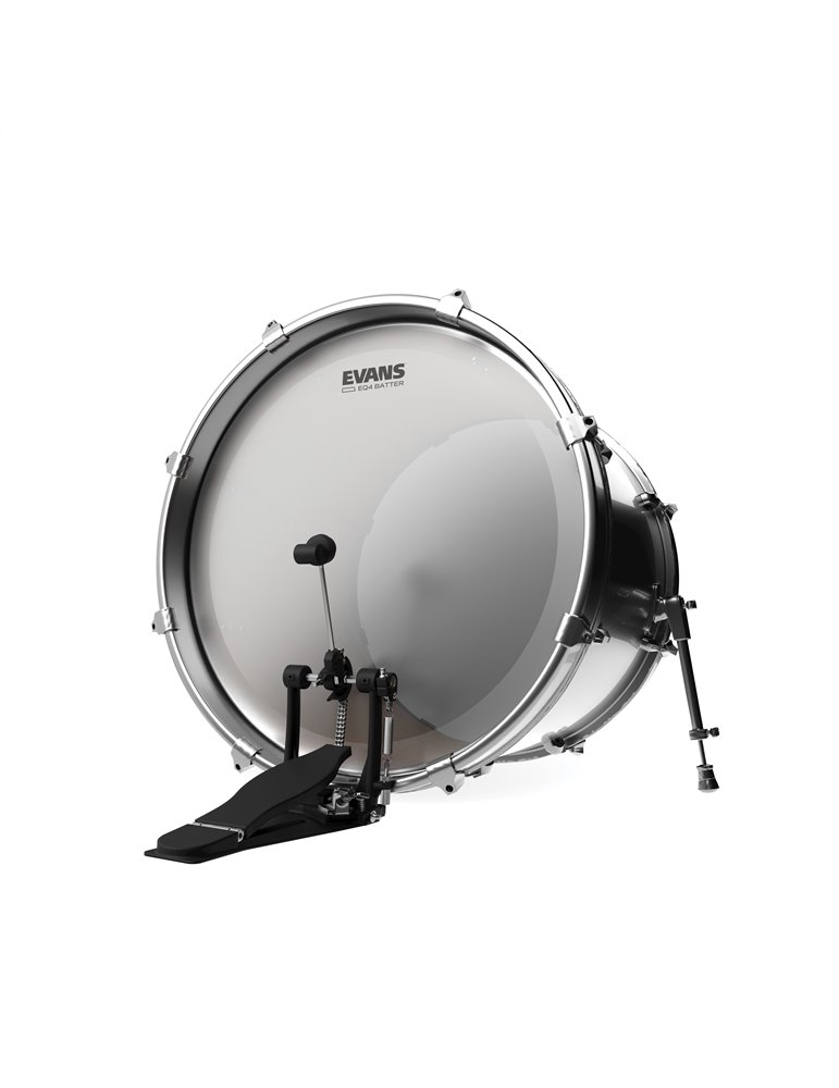 Parche con esmerilado mate para bombo de 26 pulgadas (660 mm) EQ4 de EVANS.