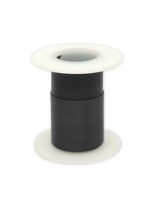 Rollo de cuerda de nailon negro para redoblante PureSound de 50 pies (15 m)