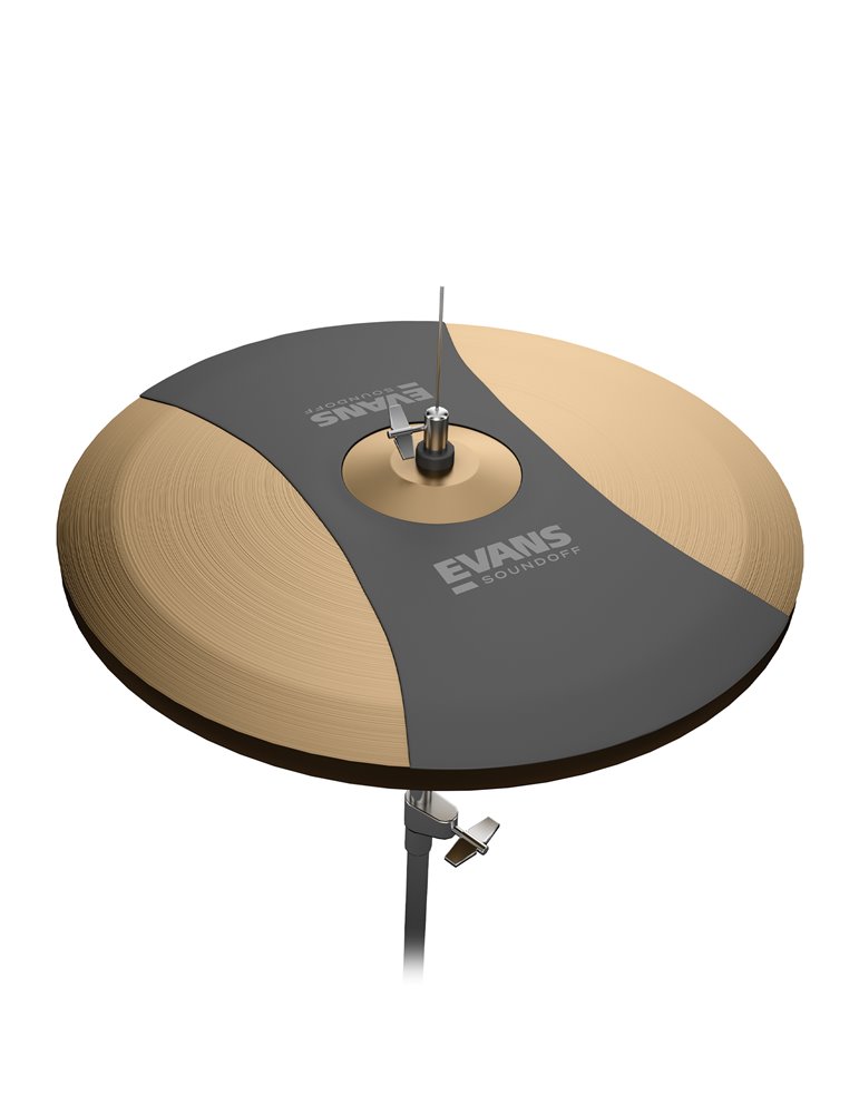 Silenciador para platillos hi-hat SoundOff de EVANS, 14 pulgadas (356 mm).