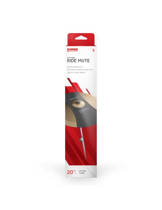 Silenciador para platillos Ride SoundOff de EVANS, 20 pulgadas (508 mm).