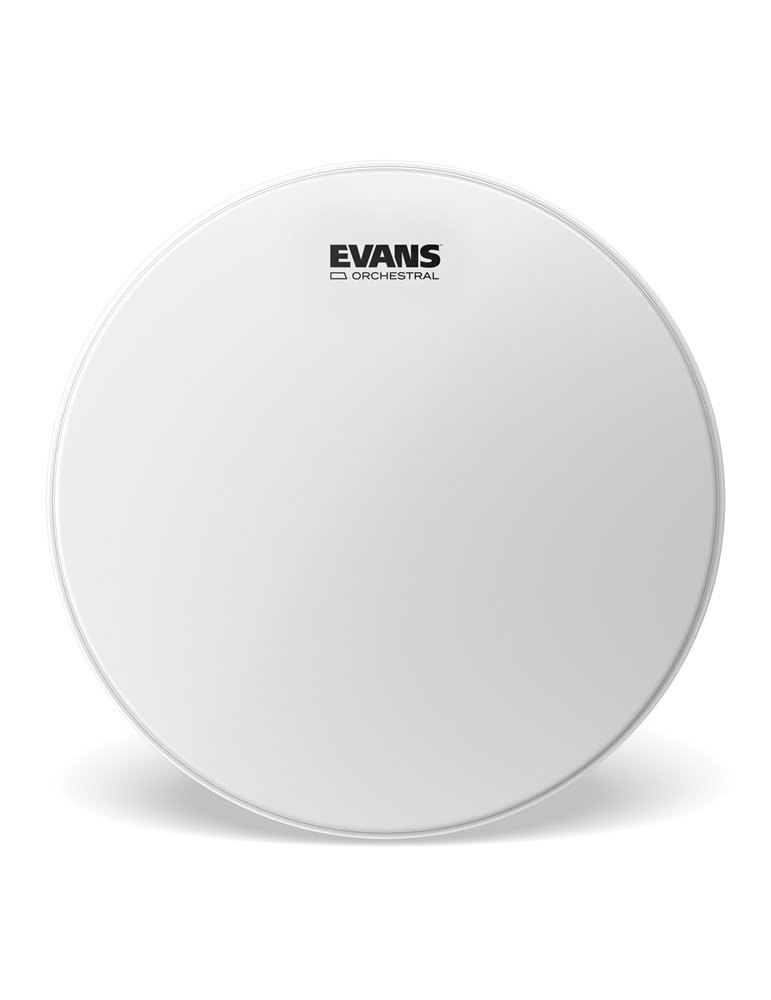 Parche con recubrimiento blanco para redoblante de 14 pulgadas (356 mm) Orchestral de EVANS.