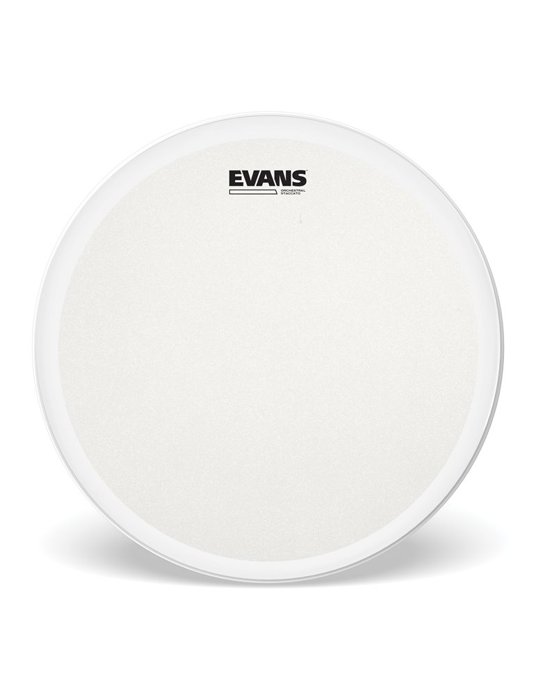 Parche con recubrimiento blanco para redoblante de 14 pulgadas (356 mm) Orchestral Stacatto de EVANS.