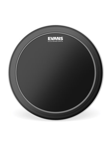 Parche Onyx para bombo de 18 pulgadas (457 mm) con sistema EMAD de EVANS.