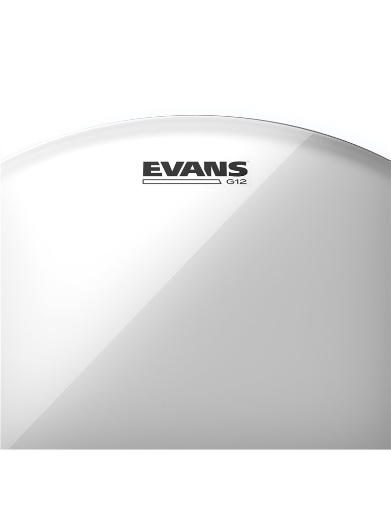 Parche transparente para bombo de 13 pulgadas (330 mm) G12 de EVANS.