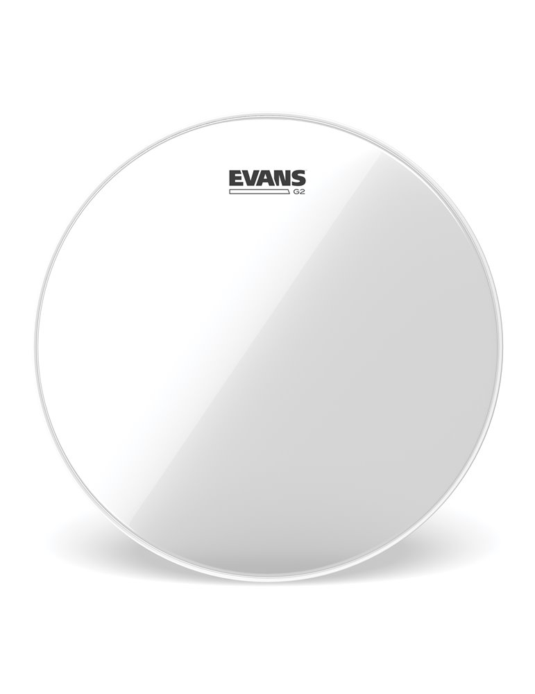 Parche transparente para tambor de 10 pulgadas (254 mm) G2 de EVANS.