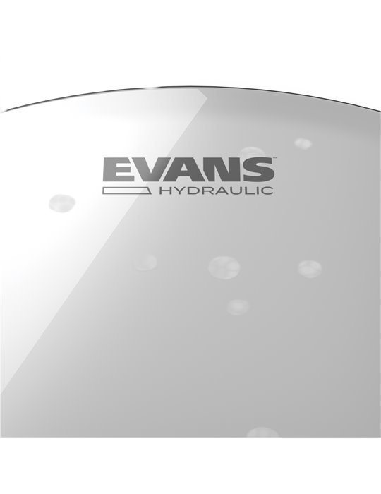 Juego de parches hidráulicos con efecto vidrio para toms (12, 13 y 16 pulgadas/305, 330 y 406 mm), estándar, Hydraulic de EVANS.