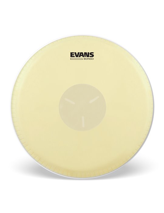 Parche EVANS Tri-Center para bongó, 7 1/4 pulgadas (184 mm).