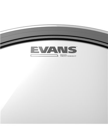 EVANS EMAD Heavyweight. Parche de bombo transparente, 18 pulgadas 2