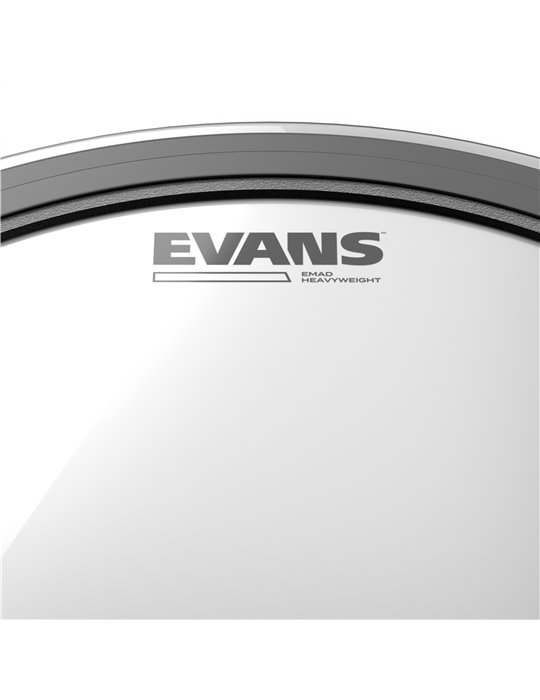 EVANS EMAD Heavyweight. Parche de bombo transparente, 26 pulgadas