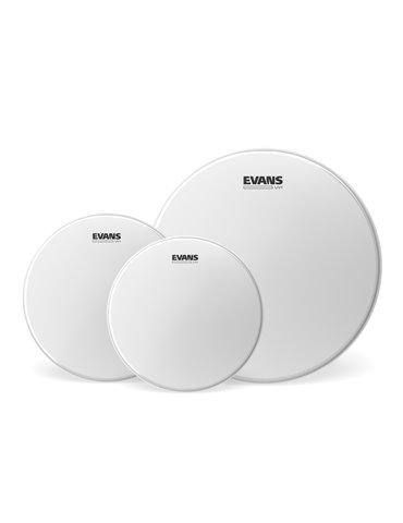 EVANS UV1. Pack de parches de tom rugosos. Fusión (10", 12", 14")
