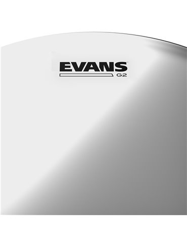 EVANS G2. Pack fusión transparente (10", 12", 14") con parche batidor de caja seco HD 14" 2