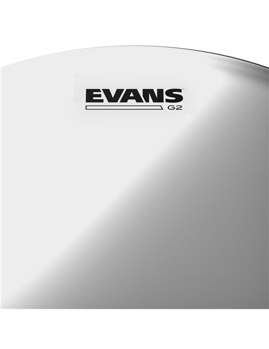 EVANS G2. Pack estándar transparente (12", 13", 16") con parche batidor de caja seco HD 14"