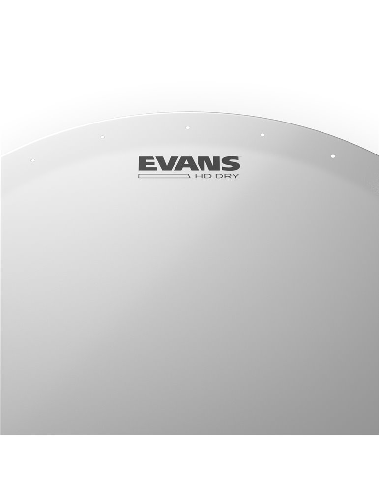 EVANS EC2S. Pack estándar transparente (12", 13", 16") con parche batidor de caja seco HD 14"
