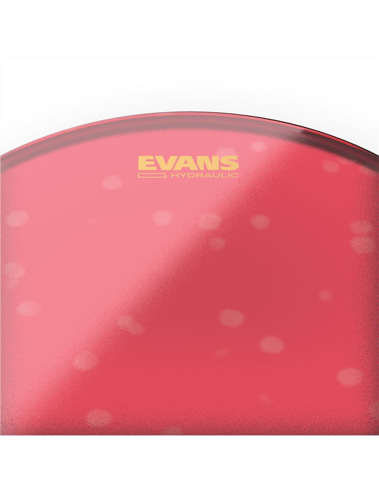 EVANS Hydraulic Red. Pack rock hidráulico rojo (10", 12", 16") con parche batidor de caja rugoso UV1 14"