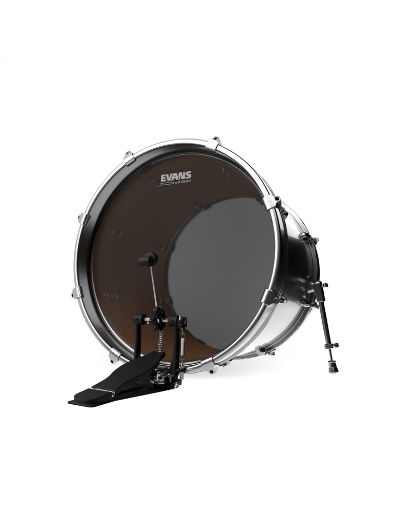 EVANS. Parche de bombo dB Zero, 24 pulgadas