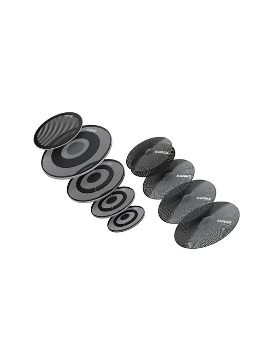 Parche EVANS dB One Rock + 14" 22" y pack de platos dB One