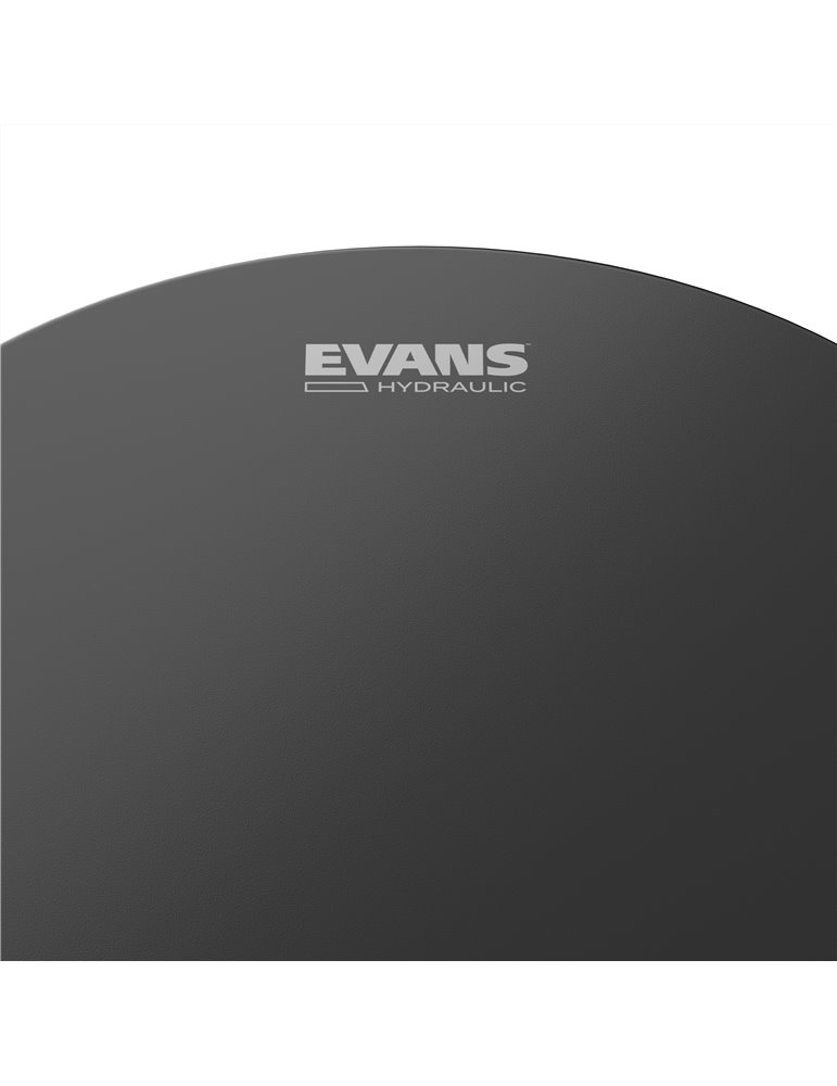 EVANS Hydraulic Black. Parche batidor de caja rugoso negro, 13 pulgadas