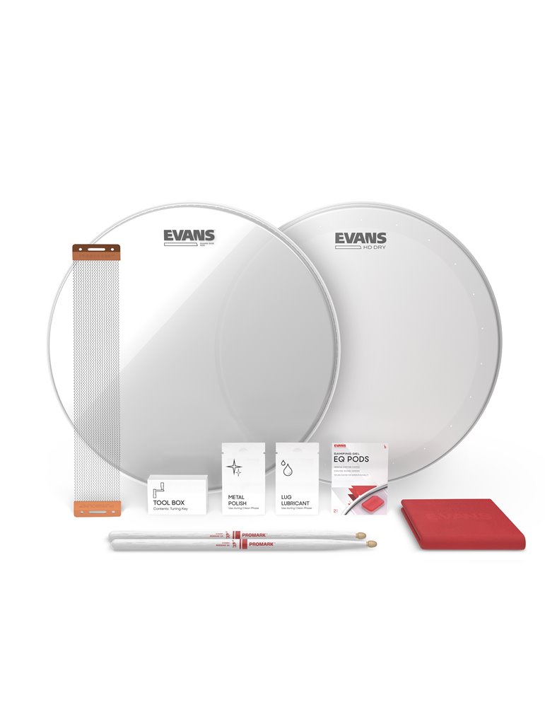 EVANS. Snare Tune Up Kit. HD Dry, 13 pulgadas