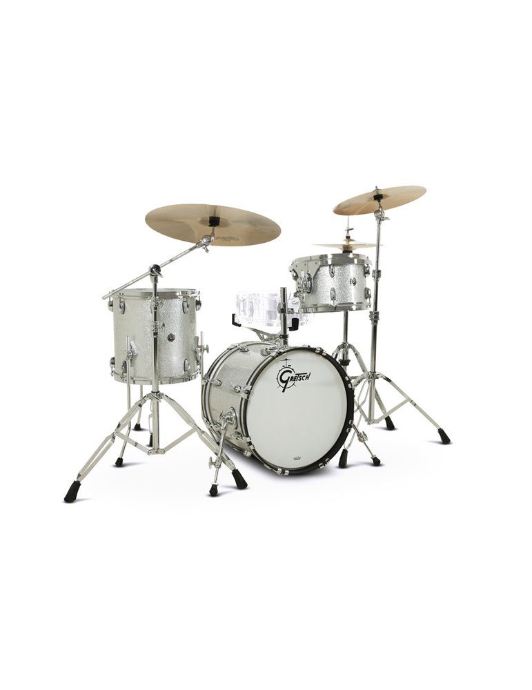 Set de Cascos USA BrooklynSilver Sparkle
