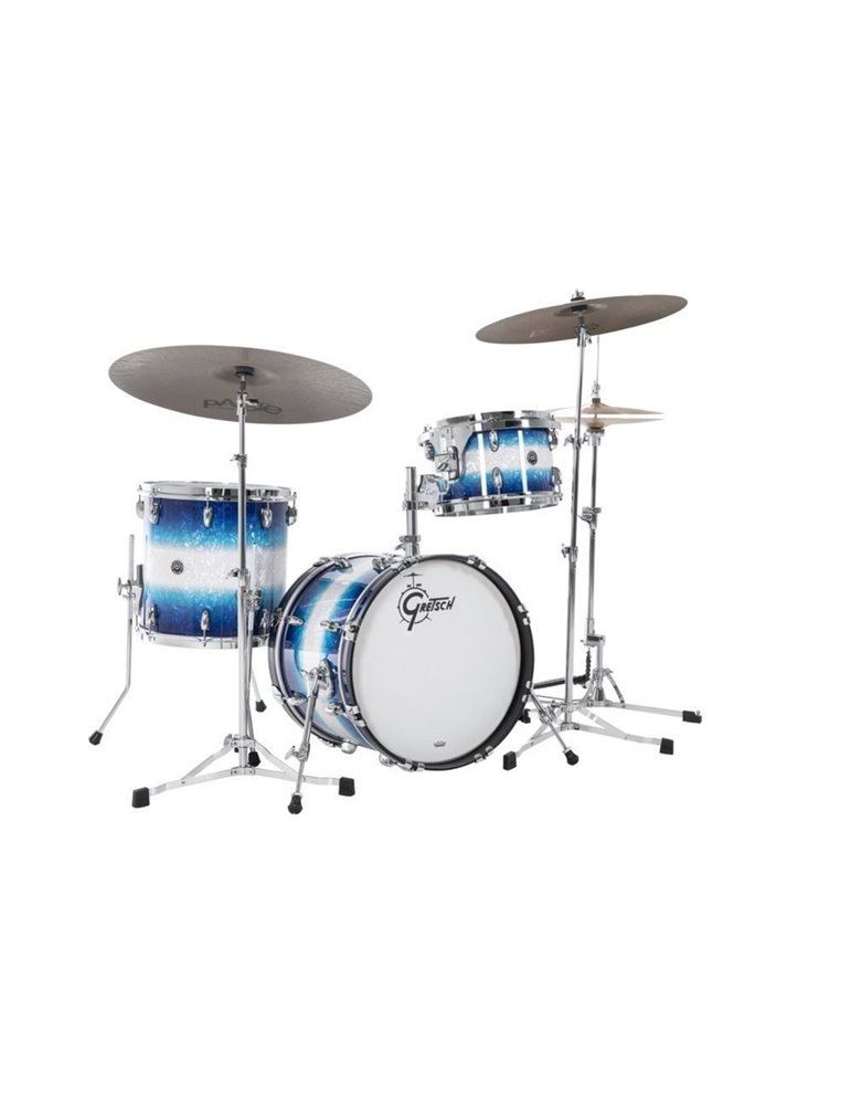 Set de Cascos USA BrooklynSatin Ice Blue Metallic