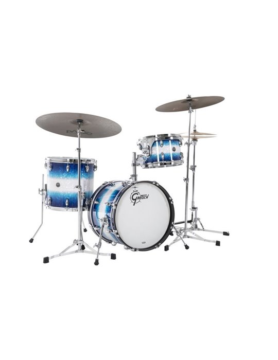 Set de Cascos USA BrooklynSatin Ice Blue Metallic