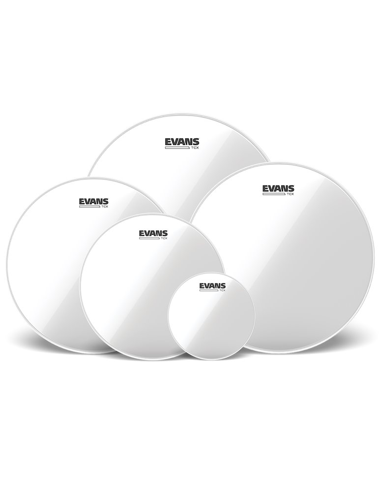 EVANS. Parche Tenor TCX transparente. Pro Pack