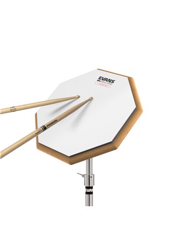 Pad de práctica RealFeel by EVANS Attacktile Scholastic montable, 10 pulgadas