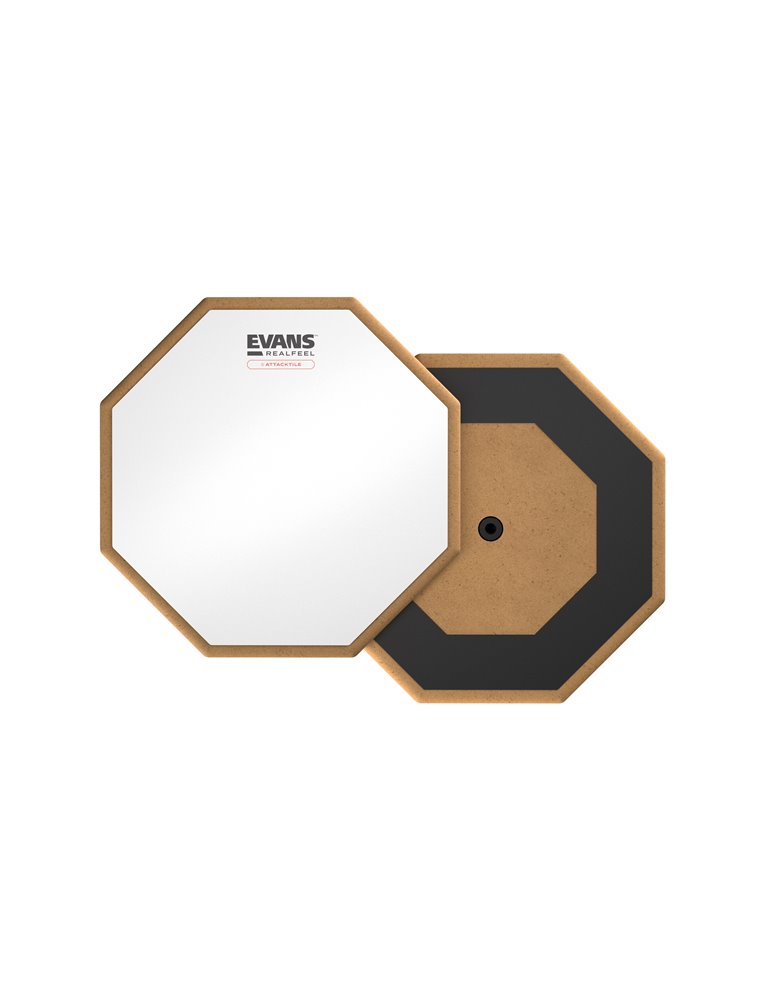 Pad de práctica RealFeel by EVANS Attacktile Scholastic montable, 10 pulgadas