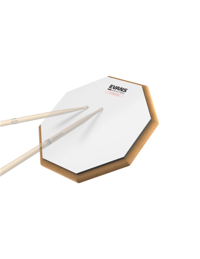 Pad de práctica RealFeel by EVANS Attacktile montable, 10 pulgadas
