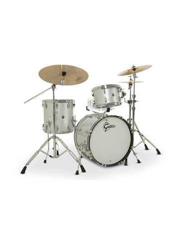 Set de Cascos USA BrooklynSilver Sparkle