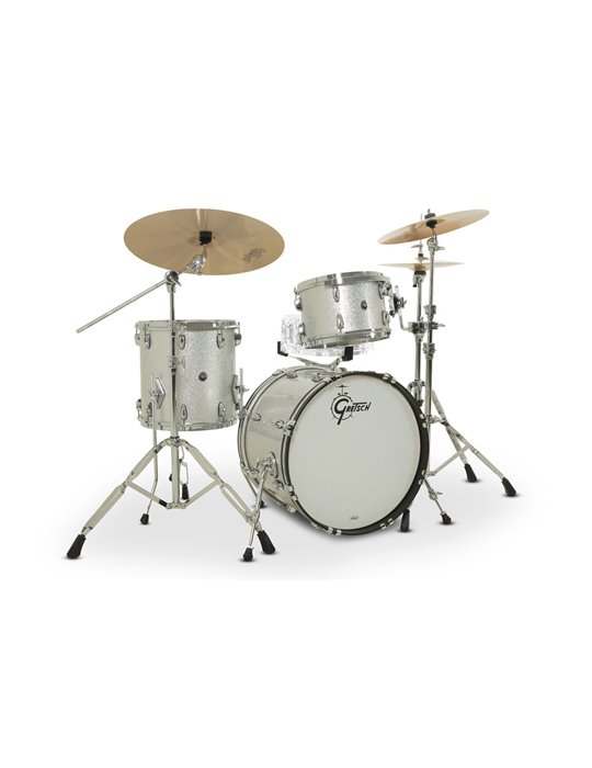 Set de Cascos USA BrooklynSilver Sparkle