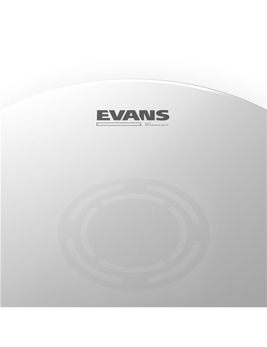 EVANS. Parche de caja UV1 Reverse Dot, 14 pulgadas.
