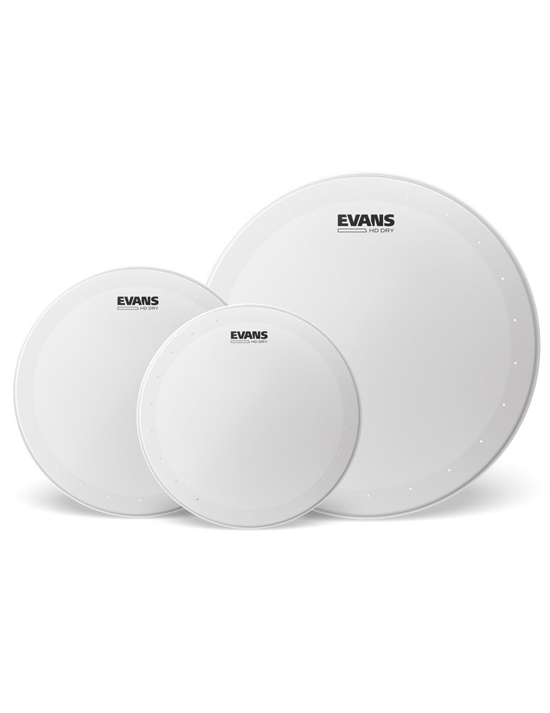 EVANS. Genera HD Dry Tompack, Fusión (10 pulgadas, 12 pulgadas, 14 pulgadas)
