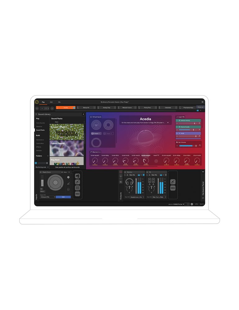 EVANS. Pack de iniciación Hybrid Sensory Percussion