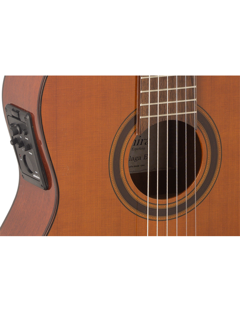 GUITARRA CLÁSICA ADMIRA MÁLAGA ELECTRIFICADA SERIE CONSERVATORIO