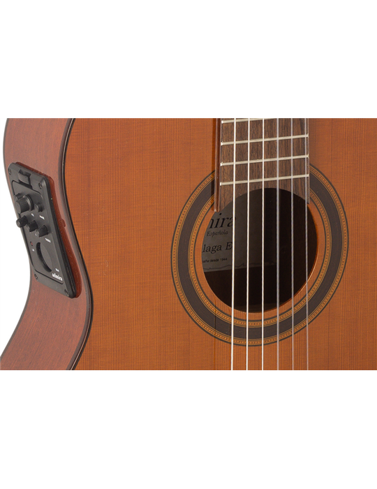GUITARRA CLÁSICA ADMIRA MÁLAGA ELECTRIFICADA SERIE CONSERVATORIO