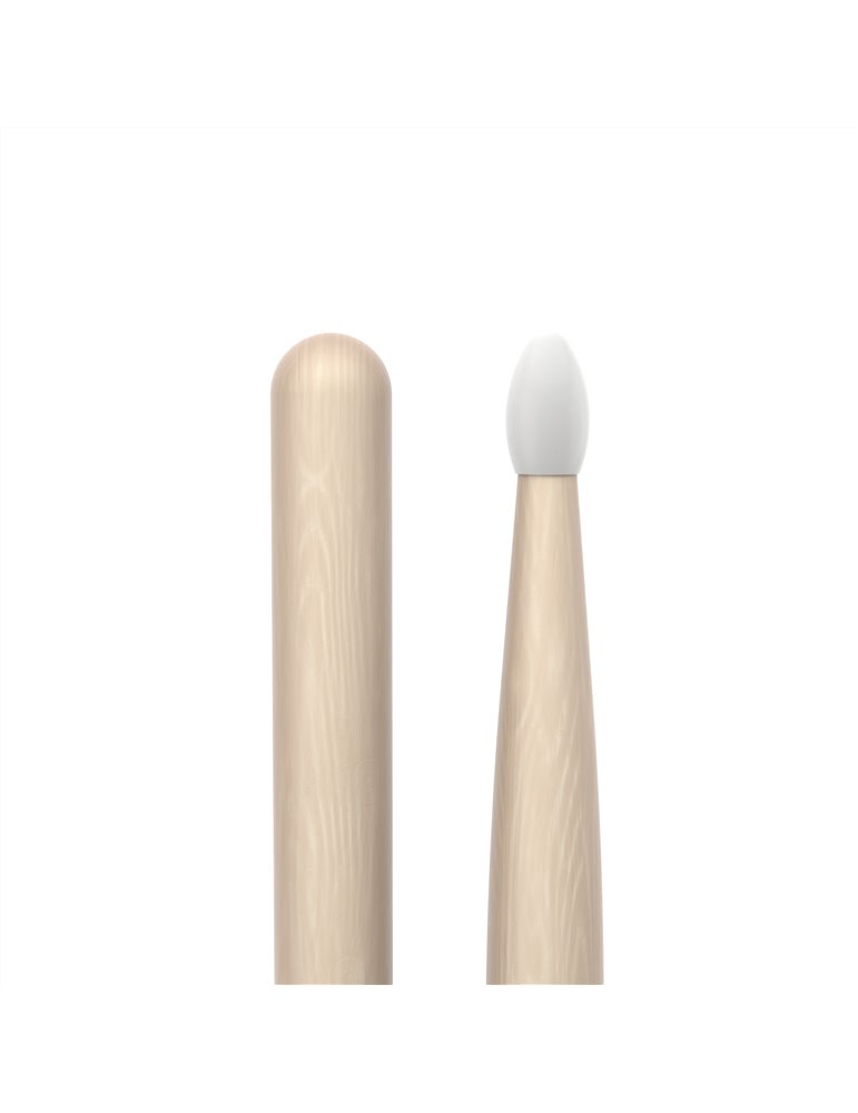 Baquetas ProMark Classic Forward 5A Raw, Nogal americano con punta ovalada de nailon