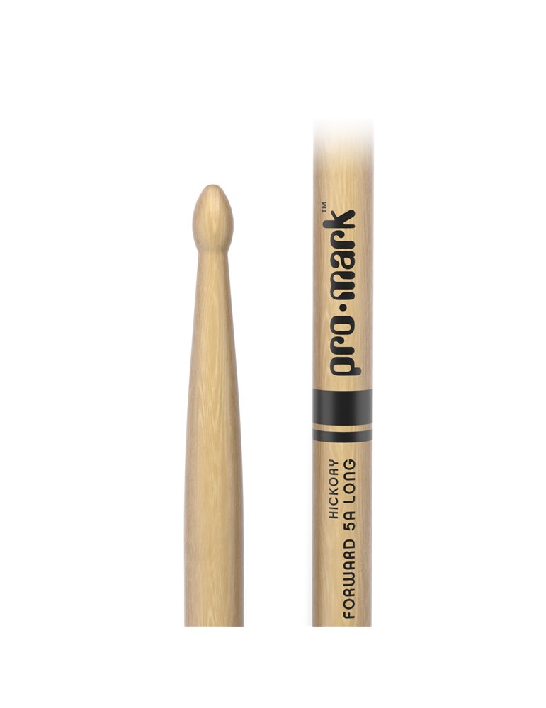 Baquetas ProMark Classic Forward 5A Long, Nogal americano con punta ovalada de madera