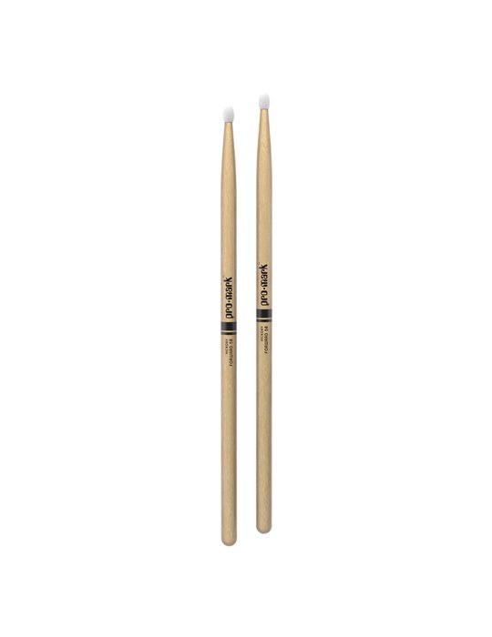 Baquetas ProMark Classic Forward 5B, Nogal americano con punta ovalada de nailon