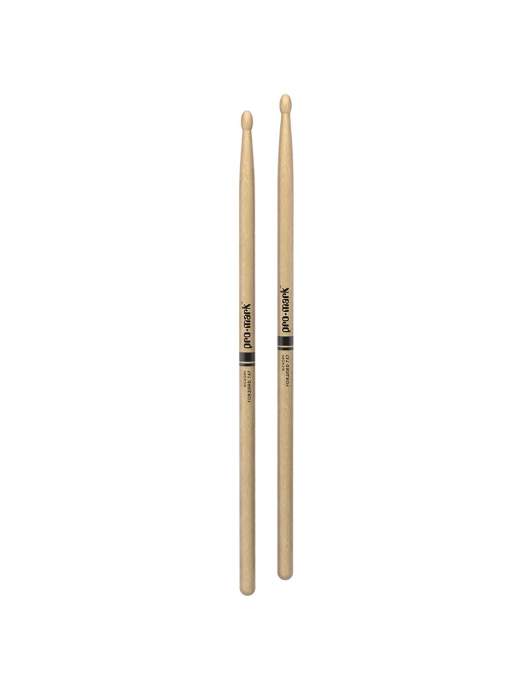 Baquetas ProMark Classic Forward 747, Nogal americano con punta ovalada de madera