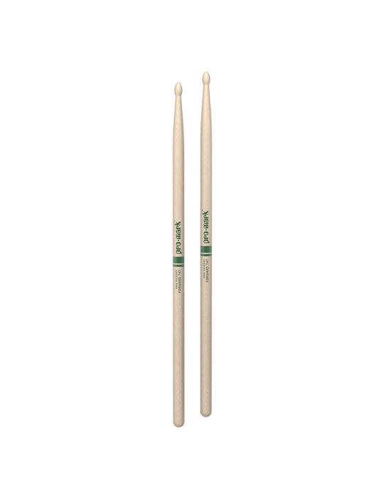Baquetas ProMark Classic Forward 747 Raw, Nogal americano con punta ovalada de madera
