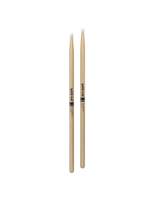 Baquetas ProMark Classic Forward 747, Nogal americano con punta ovalada de nailon
